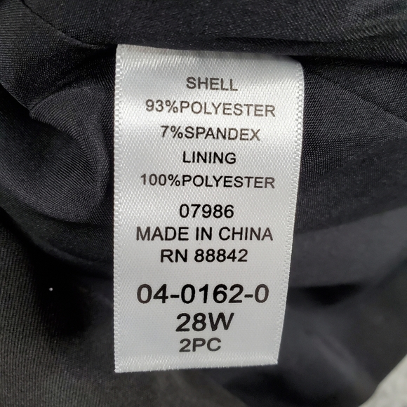 Roaman's Blazer And Skirt Set Womens Plus Size 28W Black - Picture 8 of 11